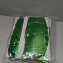 GOER 3.2 ft x 9.8 ft Metallic Tinsel Foil Fringe Curtains Party Photo Backdrop Party Streamers for St. Patrick's Day,Birthday,Graduation,New Year Eve Decorations Christmas Decor (Green,1 Pack) (Green)