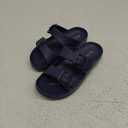 INMINPIN Boys Girls Double Buckle Slide Sandals Comfort Beach Pool Shower Slippers Adjustable Indoor Outdoor Little Kid/Big Kid Size 13