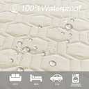 Tcksstex Waterproof and Anti-Slip Dog Bed Cover and Pet Blanket Sofa Pet Bed Mat car Incontinence Mattress Protectors Furniture Couch Cover for Most Cats Dogs, Pets68x82- Ivory (68x82Inch (Pack of 1))