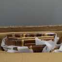 G.a HOMEFAVOR Fruit Basket: 3-Tier Acacia Wood Fruit Bowl for Kitchen, Fruit Stand Storage Holder for Vegetables and Snack Home Kitchen Countertop Organizer (Self-assembly)