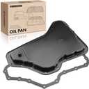 A-Premium Transmission Oil Pan with Gasket Compatible with Chevrolet Malibu, Impala, Lumina, Monte Carlo & Buick Regal, Lucerne, Allure, Century, LaCrosse & Oldsmobile 88 & Pontiac Grand Prix
