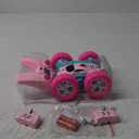 RC Cars, Pink Remote Control Car for Girls, 2.4 GHZ Double Sided RC Stunt Car 360 Rotating Remote Control Crawler with Headlights Car Toys for 6 7 8 9 10 11 12 Girls Birthday Gift