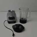 BLACK+DECKER PowerCrush Multi-Function Blender with 6-Cup Glass Jar, 4 Speed Settings, Silver