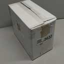 PULOTE 100PCS White Plastic Plates Disposable - Heavyweight 50 White Dinner & 50 Dessert/Salad Plates for Wedding, Party