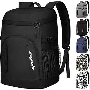 Capolo Cooler Backpack 30/45 Cans, Insulated Thermal Bag Beverage Soft Cooler Lunch Camping Travel Picnic Hiking for Men Women
