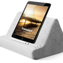 BZVV Soft Tablet Stand Pillow with Pocket,Adjustable 3 Viewing Angle,Lazy Holder for Bed Sofa,Compatible with iPads Tablets eReaders Smartphones Books Magazines