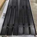 12"W x 65"H Builders Edge Shutters (Per Pair), 002 - Black