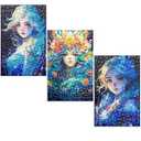 150 Pieces Mini Jigsaw Puzzles for Adults & Kids, 6 x 4 Inches, Travel Puzzle, Small Puzzles, Micro Puzzles, Challenging Difficult Puzzle, 3 Pack Anime Character Series