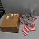 13 Pcs Carnival Can Game Bean Bag Toss Carnival Games with 10 Tin Cans and 3 Bean Bag for Easter Outdoor Family Party Birthday Indoors Outdoors Activities