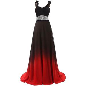Women's Top Gradient Evening Prom A Line Gowns (4)