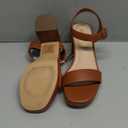 DREAM PAIRS Women's Platform Heels Block Chunky Open Toe Ankle Strap Heel Fashion Wedding Party Dress Sandals Shoes, 6