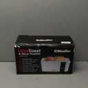 Mueller UltraToast Full Stainless Steel Toaster 4 Slice, Long Extra-Wide Slots for Bagels and Waffles, 6 Browning Levels, LED Display, Cancel/Defrost/Reheat Functions & Removable Tray, Kitchen Gadgets