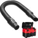 14-37-0105 Replacement 18V Wet/dry Vac Hose Assembly Compatible with Milwaukee M18 Packout Vacuum 0780-20, 0880-20, 0970-20, Fit 18V 2.5 Gallon Wet/Dry Shop Vac Hose Assembly