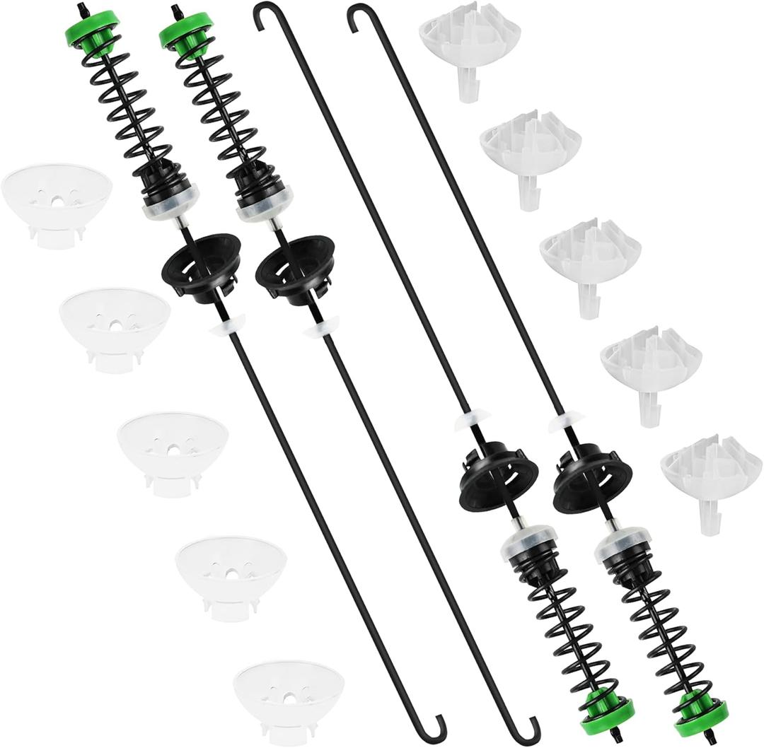 W11130362 MVWX655DW1 WTW5000DW2 WTW5000DW1 WTW5000DW3 MVWC565FW0 MVWC565FW1 Washer Suspension Rod Kit for Whirlpool Maytag Kenmore MVWC555DW0 11022352510 W10594080 W10735786 W10748956 W10780040