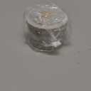 Queenza Marble Salt Cellar with Lid and Brass Knob (Brown)
