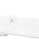 PRETYZOOM Suction Cup Refrigerator Rack Organizer Acrylic Wall Mounted Storage Shelf for Drinks Convenient Beverage Holder for Store Fridges and Home Use