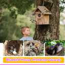 2Pcs Bluebird House Predator Guards,Metal Predator Guard Bluebird House,Bird House Wire Entrance Guard (Round 9 * 4.7 inches)