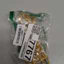 Royal Designs Lamp Cord with Molded Plug, Stripped Ends Ready for Wiring, 8 ft long, Clear Gold, SPT-2 UL Listed