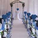 IPOPU Artificial Roses Flowers Heads, 100 Pcs Navy Blue Foam Fake Roses Bulk 3inch Stemless Faux Flowers for DIY Wedding Bouquets, Crafts, Wall Decor,Bridal Shower Party Home Decor(Navy Blue)