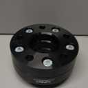 Customadeonly Forged 5x114.3 Wheel Spacers for 370Z 350Z 240SX 300ZX GTR Murano Maxima Sentra (2pcs 1.0" Thick Black) Wheel Spacer for Q60 G37 G35 Hubcentric 5x4.5 66.1mm Bore M12x1.25 Lugs 25mm Wide