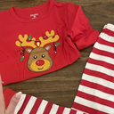 Benaive Matching Family Christmas Pajamas Set Holiday Pjs for Women Men Sleepwear (Multicolor, Reindeer, 6)