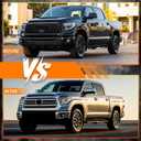 Front Upper Hood Bulge Molding Compatible with 2014-2021 Tundra
