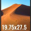 LaVie Home 19.75x27.5 Picture Frame for Wall Display, 19.75x27.5 Black Picture Frame with HD Plexiglas, 19.75 x 27.5 Puzzle Frame 1 Pack, Display Frame for Vertical or Horizontal, Classic Collection