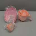 Baby Shower Cap Shield, Baby bath set shower cap/water cup/massage brush,Visor Hat for Eye and Ear Protection for 0-9 Years Old Children,Cute Crown Shape Makes the Baby Bath More Fun (Pink)