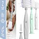 Jool Baby Electric Bottle Brush Cleaner  Faster & Easier Bottle Washing, Ergonomic, Rechargeable, Suction Cup Base (Gray)