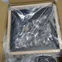 wochos Farmhouse Pendant Light, Adjustable Metal and Wood Chandelier Light Fixture, Rustic Pendant Lighting for Kitchen Island, Bedroom, Dining Room and Entryway (Brown), 2 Pack