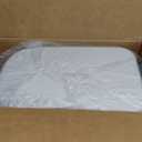 ELPHECO Bathroom Trash Can with Lid Soft Close, 3.5 Gallon / 13.5 Litre Stainless Steel Pedel Garbage Can with Removable Inner Bucket, Wastebasket for Bathroom, Office, Bedroom, Matte White