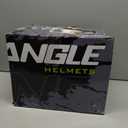 TRIANGLE Full Face Motorcycle Helmet Dual Visor Helmets for Adult Men and Women with Smoked Sunshield DOT Approved L