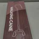 LIXIANG Walking Canes Stablize Women Quad Canes for Seniors & Adults Foldable Adjustable for Men & Women Heavy Duty Freestanding Cane for People with Leg Injuries 3 footings (Black)