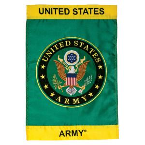 US Army Garden Flag Home Decor Armed Forces Decorations Officially Licensed American Decorations Military Memorabilia Remembrance Wall Tapestry Retire Outdoor Yard Banner Veteran Memorial Day Gifts Made In USA