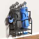 Ultrawall Golf Storage Organizer, Golf Bag Storage Stand for Garage, 28.5in-Holds 2 Golf Bags