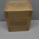 Blissun Christmas Tree Collar, 28.7" D Round Plastic Christmas Tree Ring, Christmas Tree Skirt for Artificial Christmas Trees Decoration (White)