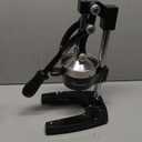 Cast Iron Juicer Hand Press for Lemon Pomegranate Lime Citrus Fruits with Stainless Steel Cup, Heavy-Duty Manual Juicer Press, Orange Crush Machine, Orange Juicer Squeezer, Easy Clean, Black