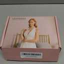 LAZYROSY Sticky Bra Push Up Backless Bras Strapless Stick on Bra Invisible Adhesive Bra with Nipple Covers for Women (Black+beige) D