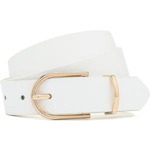 2 x Earnda Women's Faux Leather Chic Belt for Ladies Jeans