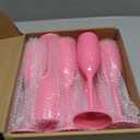 Champagne Flute Acrylic Champagne Glasses Wedding Toasting Champagne Flute Goblet Plastic Reusable Unbreakable Champagne Cups for Bachelorette Wedding Bridal Shower Party (Pink, 10)