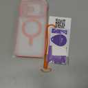 Meifigno Designed for iPhone 17 Pro Max Case 6.9", [Glitter Card & Wrist Strap] [Compatible with MagSafe] [1HD+1X Privacy Screen Protectors] Surround Raised Lens Protection 17 ProMax Case, Orange