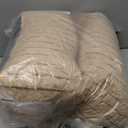 Small Dog Beds for Small Dogs - Washable Cat Beds for Indoor Cats, Rectangle Orthopedic Puppy Bed with Fluffy Removable Cover, 20x19x7inches, Beige