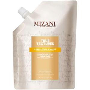 Mizani True Textures Moisture Replenish Conditioner - Moisturizes & Defines Curls, Silicone & Paraben-Free For Curly Hair, 16.9 Fl Oz Refill