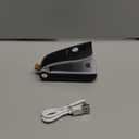 Mini Bag Sealer, USB Rechargeable Chip Bag Sealer Heat Seal, 2 in 1 Bag Sealer Heat Seal with Cutter, Portable Bag Resealer for Plastic Bags Snacks & Food Storage(Black)