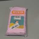 MUKIN Baby Washcloths - Natural Cotton Baby Wipes - Soft Newborn Face Towel for Sensitive Skin - 10 Pack, 12x12 inches (Pink)