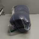 Cot Mattress Topper (Improved Thickness), Foam Quilted Pads for Camping, Soft Comfortable Sleeping Cot Mattress Pad Only, Camping Pad 75"x30" for Camp Cot/Rv Bunk/Narrow Twin Beds, Navy (30x75 Inch (Pack of 1))