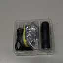 2in 1 Rechargeable Helmet Light with Bracket Mount Night Bike Light Riding Safety 5 Warning Light Modes IP66 Waterproof Bicycle Light, 360 Rotatable Front Rear Lights, Mountain Bike Headlight