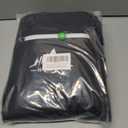 Himal Outdoors Lacrosse Stick Bag with 2 Sticks Holder, Oxford Lacrosse Bag for Men and Women, Zipper Pocket & Cooler Pouch and Padded Handle Strap (Deep black)