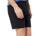 Amazon Essentials Men's Straight-Fit 7" Inseam Stretch 5-Pocket Shorts (Black)