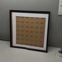 22x22 Picture Frame Black with 18x18 Mat, Display Photo 18x18 with Mat or 22 x 22 Without Mat, Wall Hanging Large 22x22 Poster Frame with Shatter Resistant Plexiglass, Black